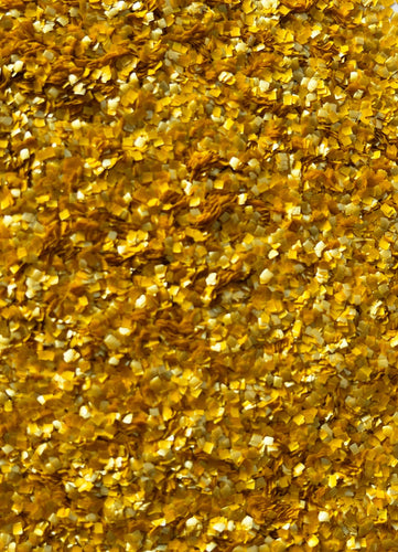 GOLD METALLIC SQUARES EDIBLE GLITTER 1 oz (5 g) JARS