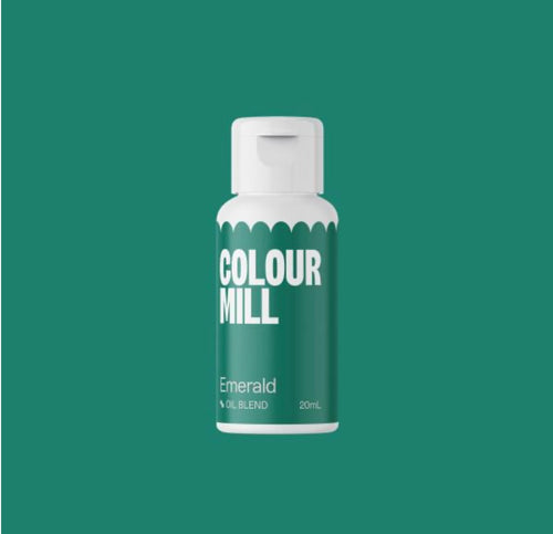 emerald green oil based food colouring from colour mill