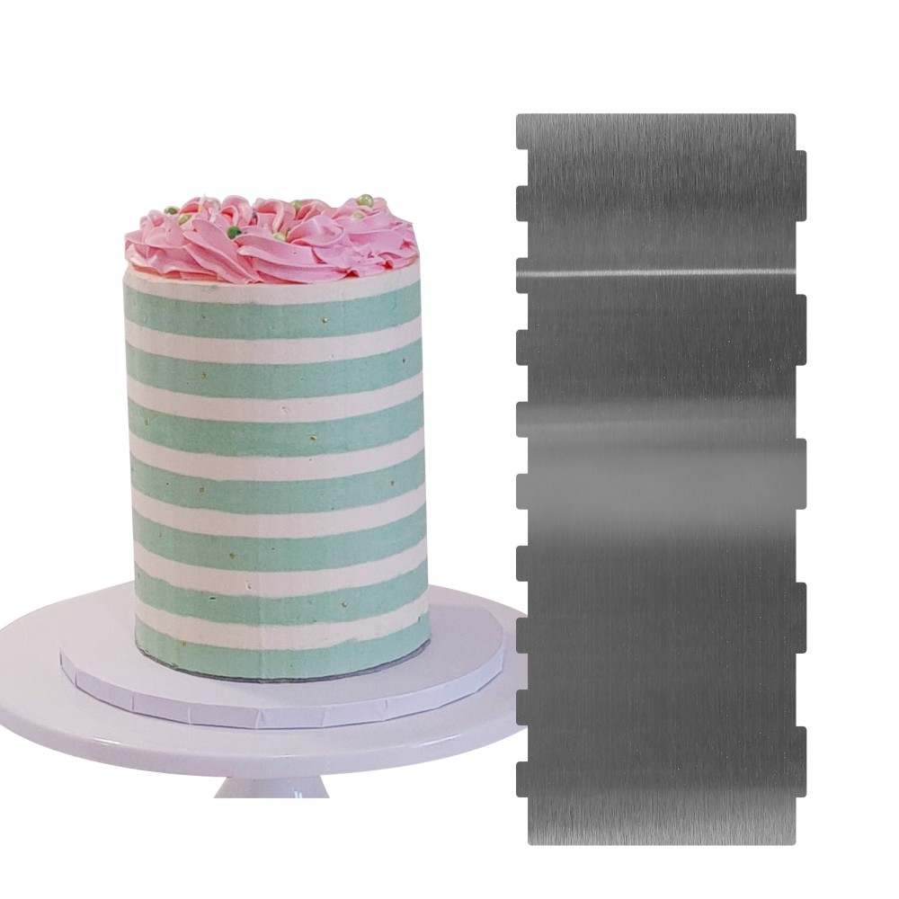 Striped Cake Scraper