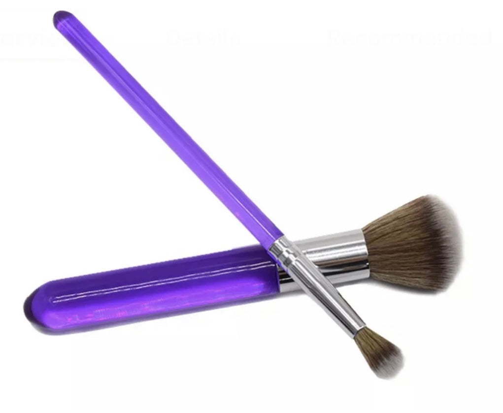 Food safe purple cake decorating brushes | detail brush